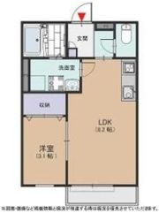 ラフィネ社台の間取り画像