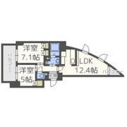 フロンティアタワー日本橋(旧CITY SPIRE日本橋)の間取り画像