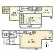 天神町戸建の間取り画像