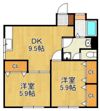 フェルト130B棟の間取り画像
