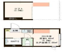 こぐまヴィラ旭丘の間取り画像