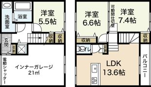 i-Apartmentの間取り画像