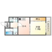 豊中服部アパートメントの間取り画像