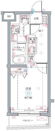 クレヴィスタ成増Ⅱの間取り画像