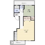 眞鍋マンションの間取り画像