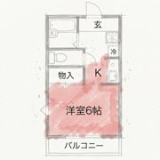 ハイツ由知の間取り画像