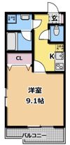 クローバーハイツの間取り画像