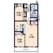 ロイヤルヒルズ中浦和の間取り画像