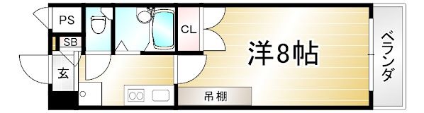 Raffine御所西の間取り画像