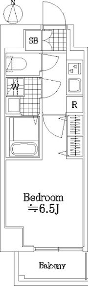 ザ・レジデンス・オブ・トーキョーJK40の間取り画像