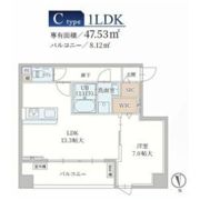 Le Mob*i 天神橋の間取り画像