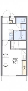 レオパレスフカサカ南の間取り画像