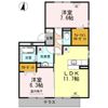 ボナールY B棟の間取り画像