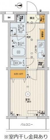 スカイコートパレス千川の間取り画像