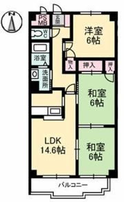クレスト木屋の間取り画像