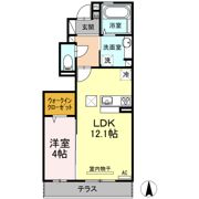 D-room花園の間取り画像