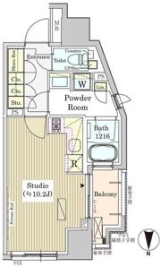 パークアクシス白金の間取り画像