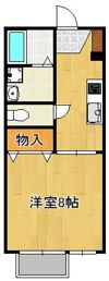 モナリエ横代の間取り画像