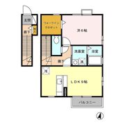 ルミエール大友 A/B/C/Dの間取り画像