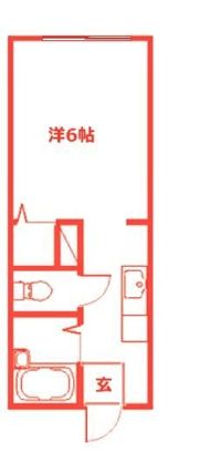 ジュネス和田山Aの間取り画像