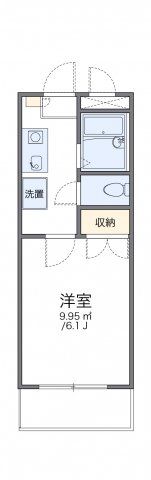 レオパレスフェーリアⅠの間取り画像