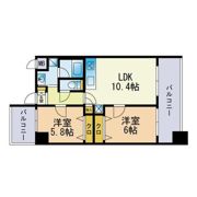 センターコート博多駅南の間取り画像