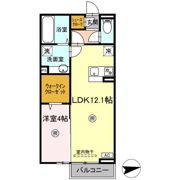 D-ROOM和田町の間取り画像