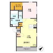 スーベニールの間取り画像