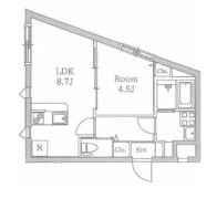 コリーヌ国分寺の間取り画像