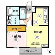 リビングタウン下河端 Aの間取り画像