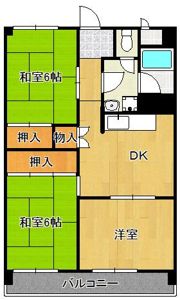 ファミリーマンションの間取り画像