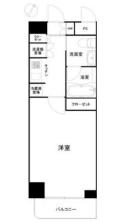 ライジングプレイス石川町の間取り画像