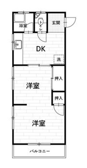 サンシャイン今保 A棟の間取り画像