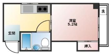 コーポ高山の間取り画像