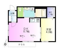 パーシモン武蔵関の間取り画像