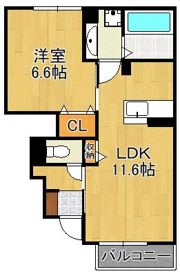 Royal Court碧 Iの間取り画像