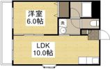 スカイホーク下伊福の間取り画像