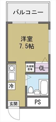 エスポワールドミ藤崎南の間取り画像