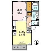 レスプランドールⅡの間取り画像