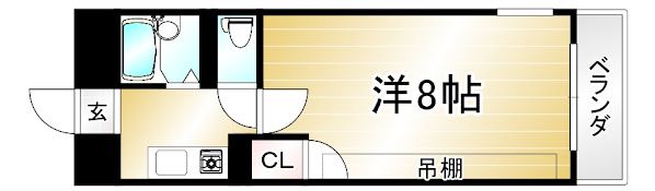 ベルヴィ武者小路の間取り画像