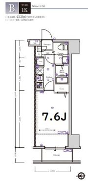 XEBEC西蒲田の間取り画像