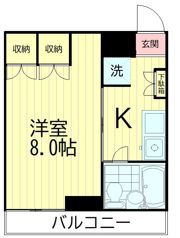 クレール浅野の間取り画像