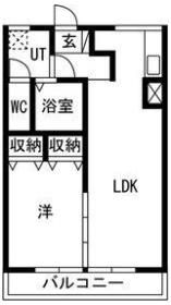 福永コーポの間取り画像