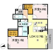 セジュール六条Cの間取り画像