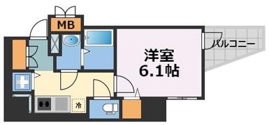 ララプレイス難波シエールの間取り画像