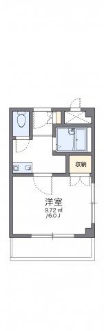 レオパレス花つるみⅡの間取り画像