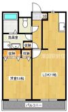 ベルヴィ栗東の間取り画像