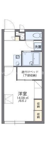 レオパレスルイーズ坂出の間取り画像