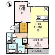 EL・SERENO江坂 WESTの間取り画像