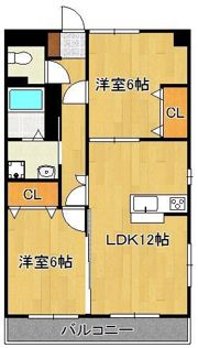 ノーブル陣原の間取り画像